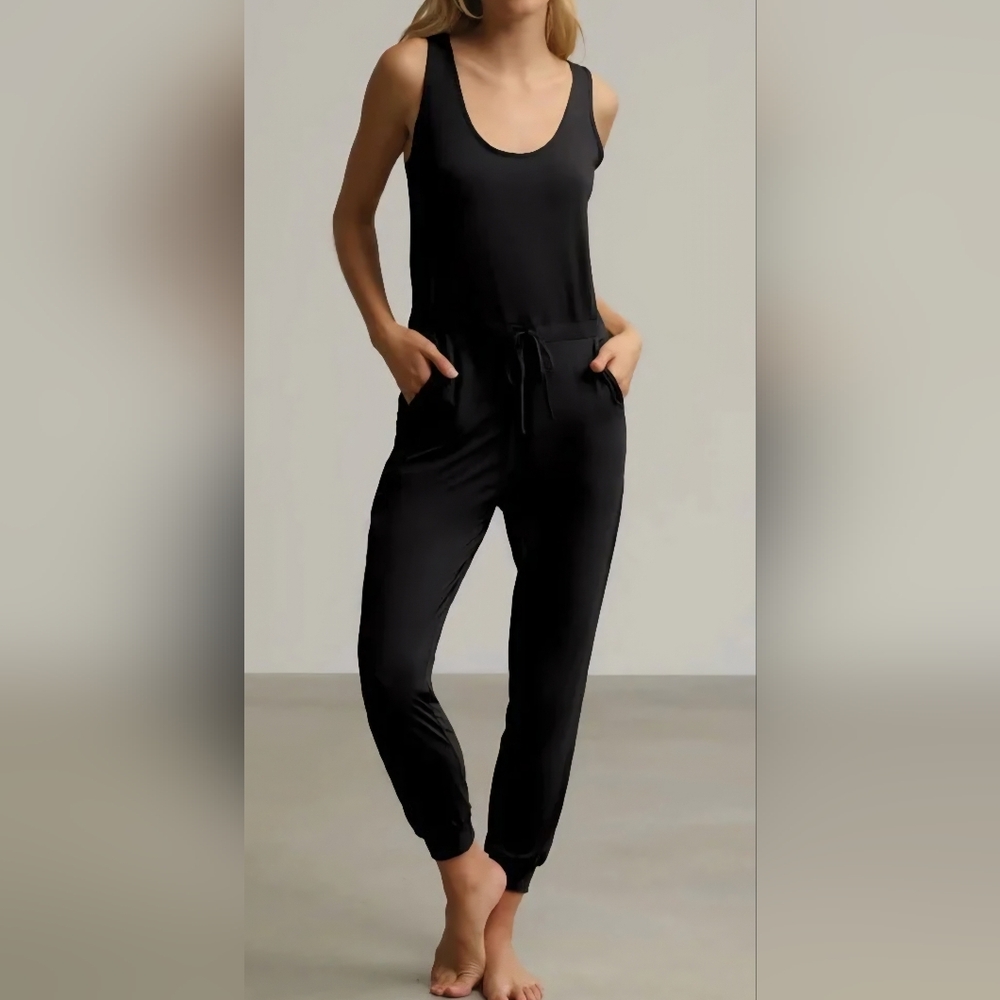Commando Black Jumpsuit